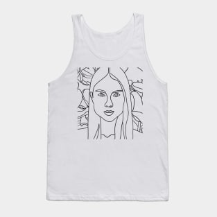 Woman face Tank Top